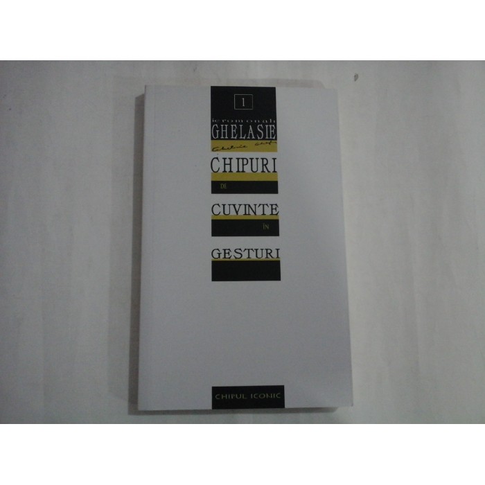 CHIPURI DE CUVINTE IN GESTURI  -  IEROMONAH GHELASIE